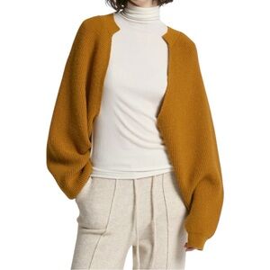 NWT Anthropologie Pilcro Bolero Cardigan Shrug in Golden Yellow One Size